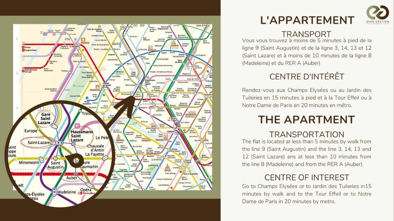 42.studio 4pers#madeleine#gallerie La Fayette * Parijs